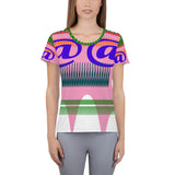 All-Over Print Women's Athletic T-shirt