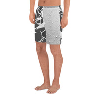 All-Over Print Men's Athletic Long Shorts