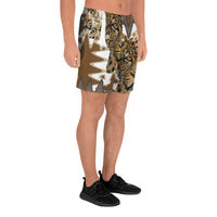 All-Over Print Men's Athletic Long Shorts