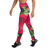 Yoga Leggings flowers