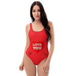 One-Piece Swimsuit love you