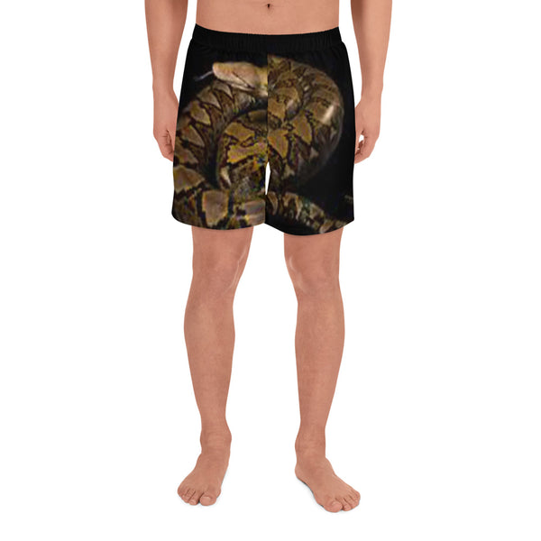 All-Over Print Men's Athletic Long Shorts