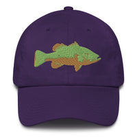 Cotton Cap with a fish