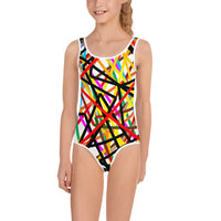 All-Over Print Kids Swimsuit