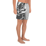 All-Over Print Men's Athletic Long Shorts