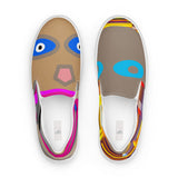 Women’s slip-on canvas shoes faces