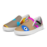 Women’s slip-on canvas shoes faces