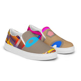 Women’s slip-on canvas shoes faces